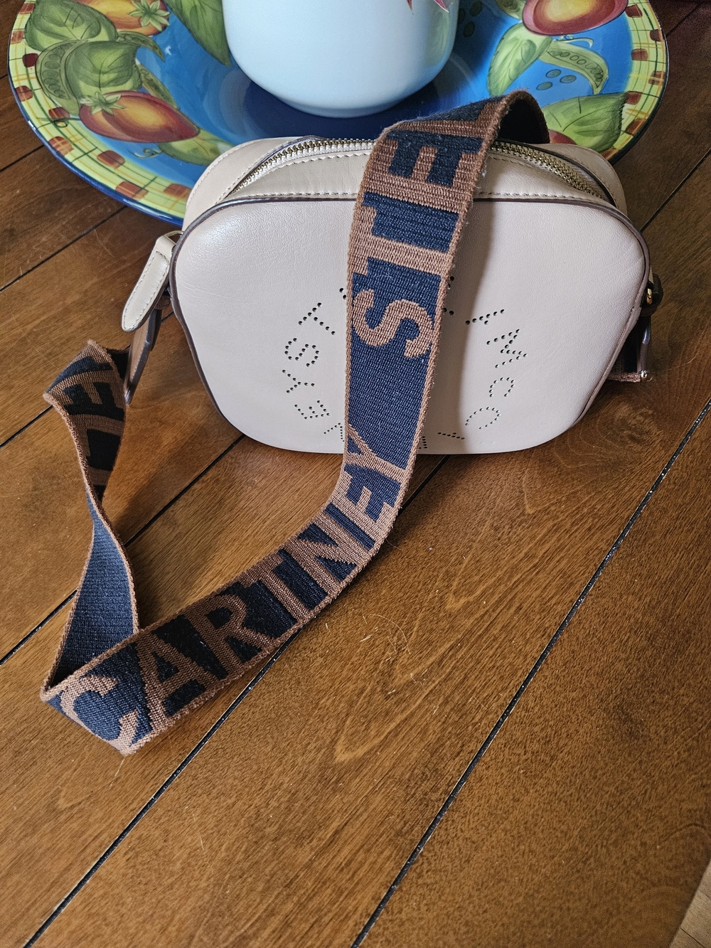 Stella McCartney Logo Mini Crossbody Bag with Branded Strap